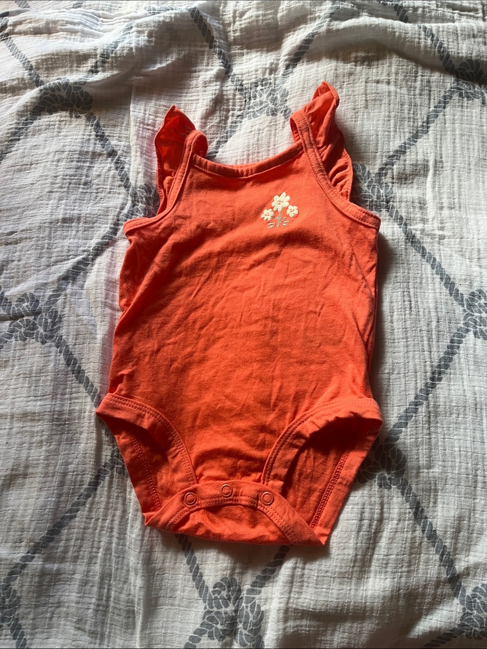 Coral Baby One-Piece